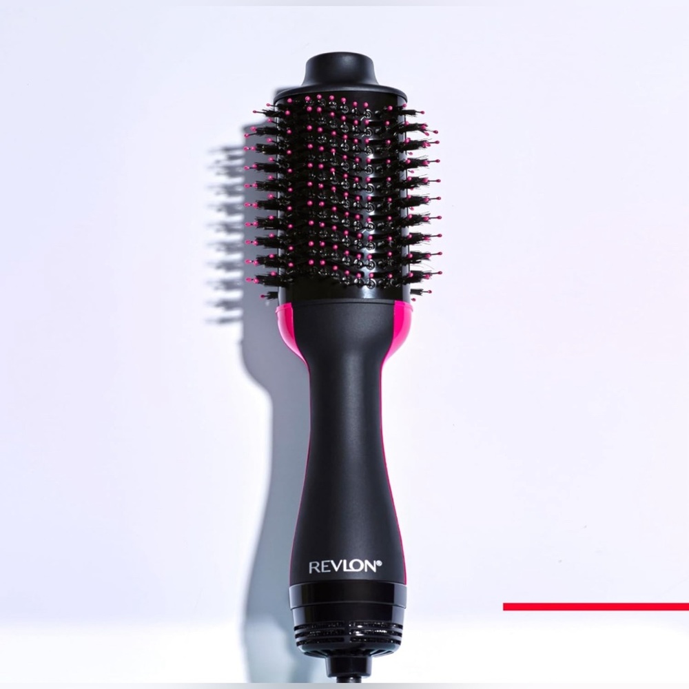 Revlon One-Step Volumizer Hair Dryer and Hot Air Brush in Black/Pink